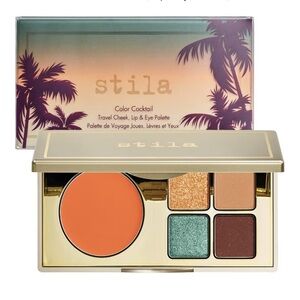 NEW Stila Cosmetics Color Cocktail Travel Cheek, Lip & Eye Palette, 1 oz.